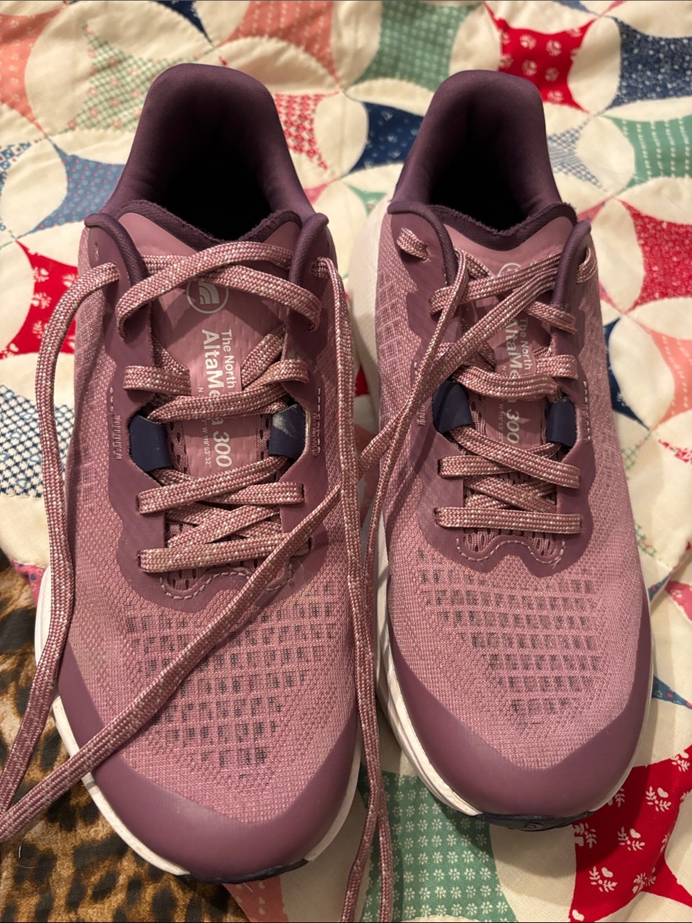 The North Face Women’s Atsami 300 Lace-Up Running Shoes — Mauve Pink